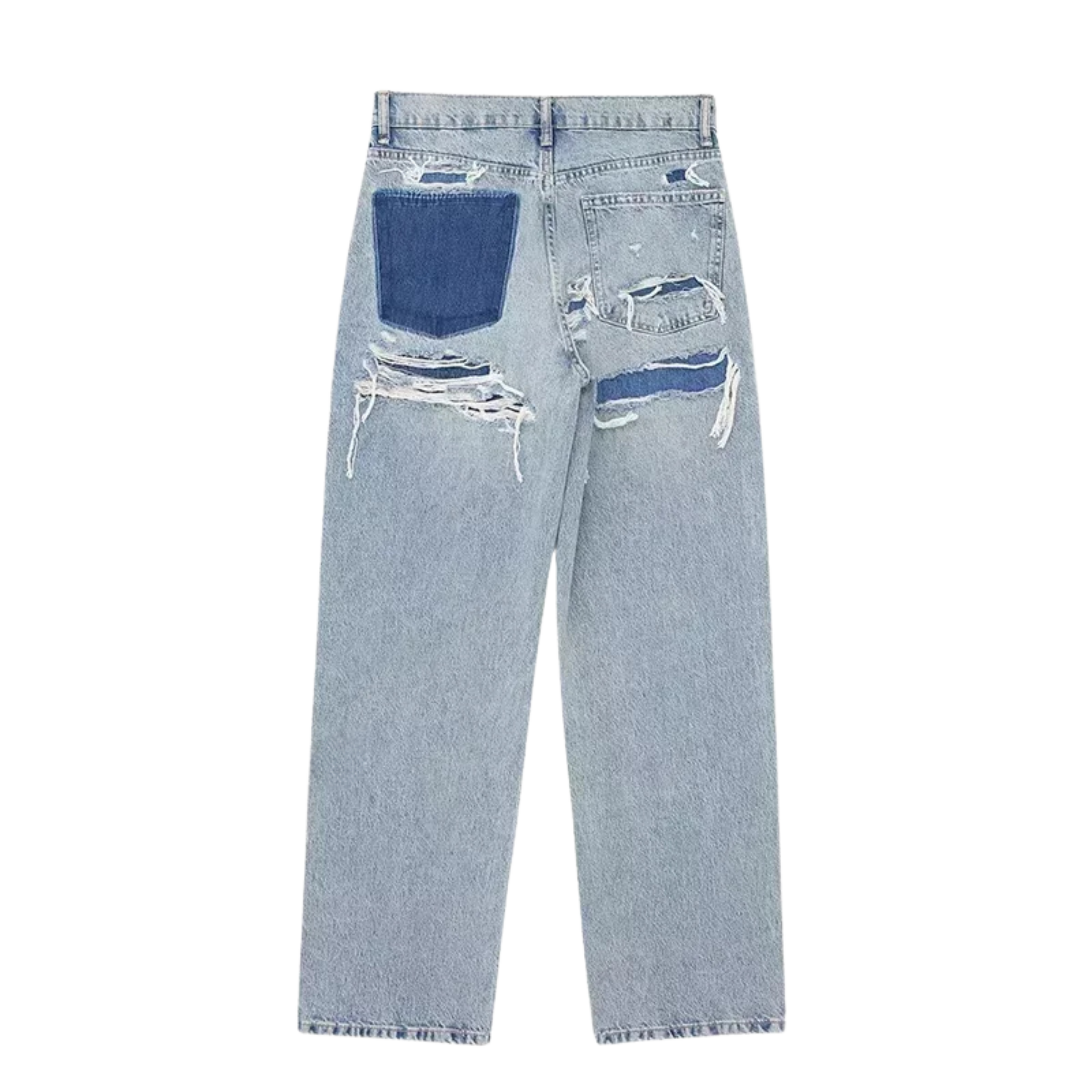 Lavital™ | Jean Patchwork Destroyed