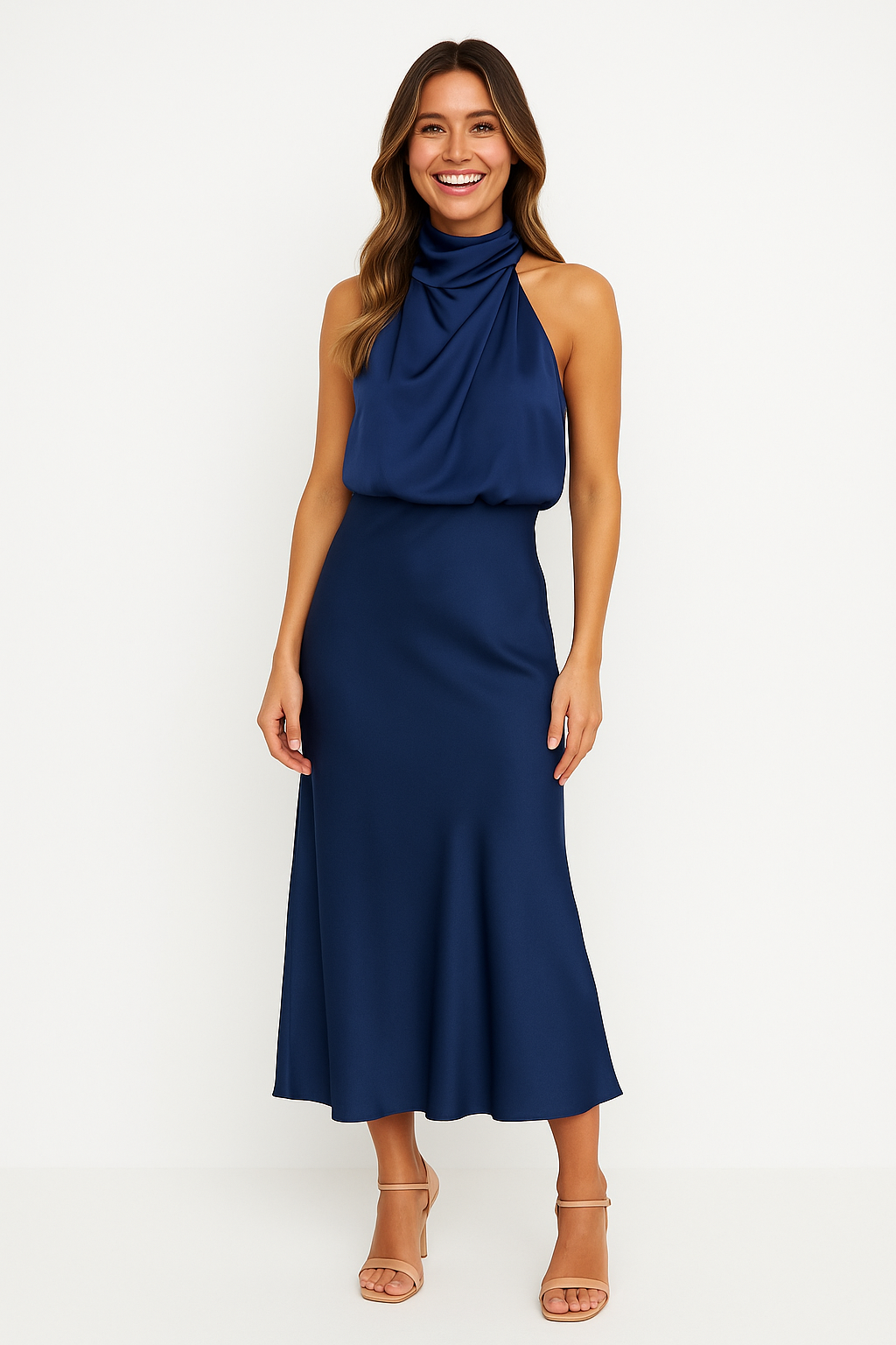 Benthe - Robe Midi Off-Shoulder