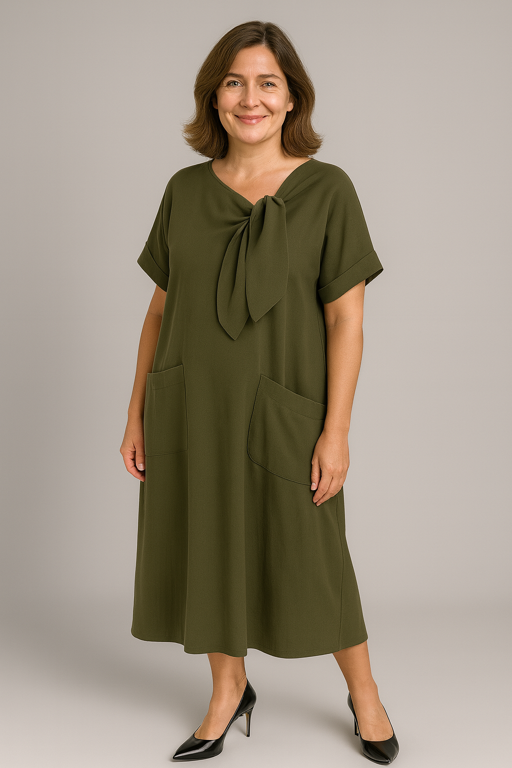 Alba | Robe Élégante à Nœud
