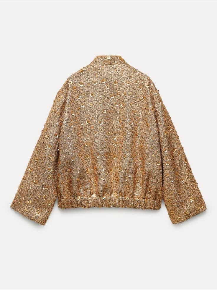 Lavital™ | Veste en Sequins Dorés