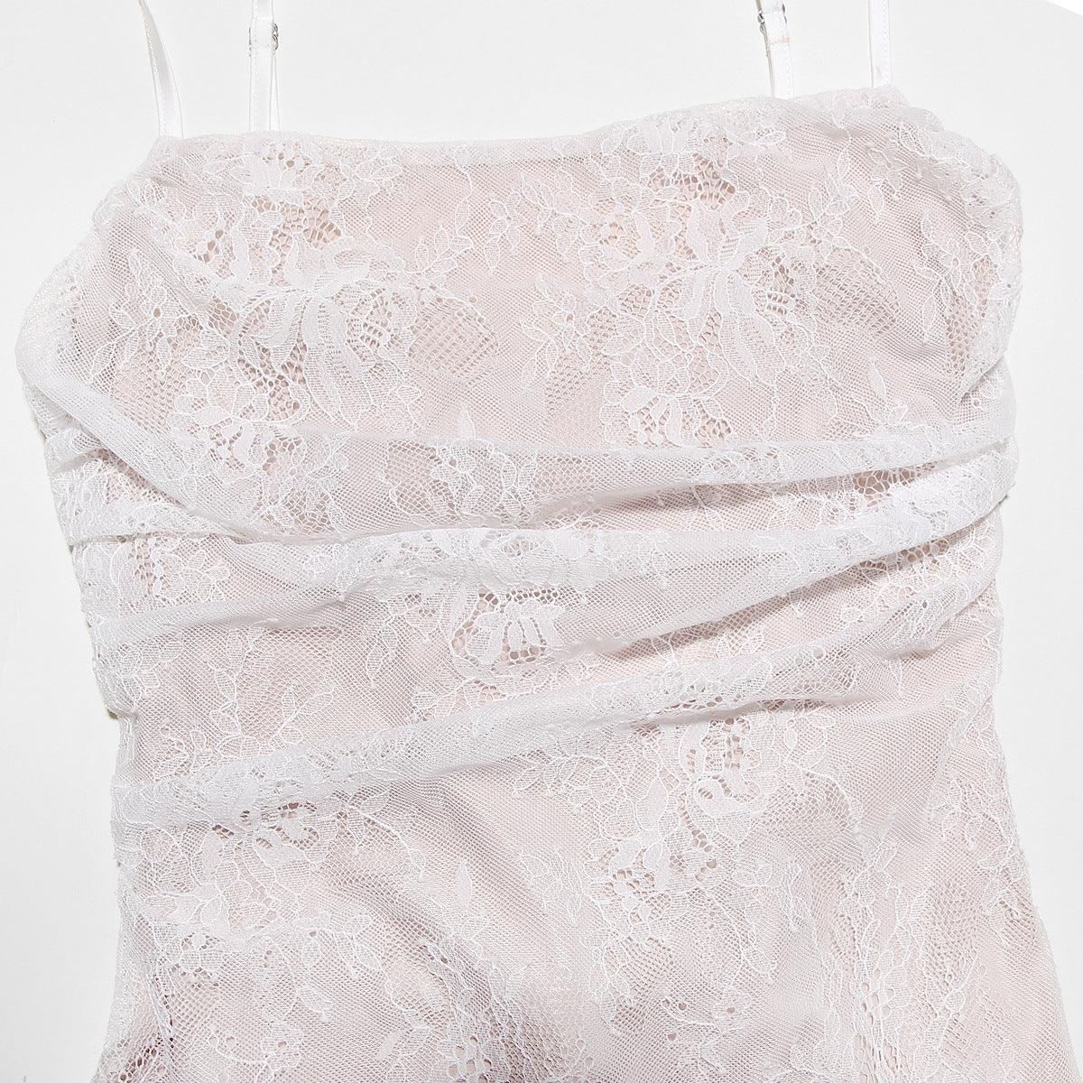 CELESTE - Robe maxi en dentelle