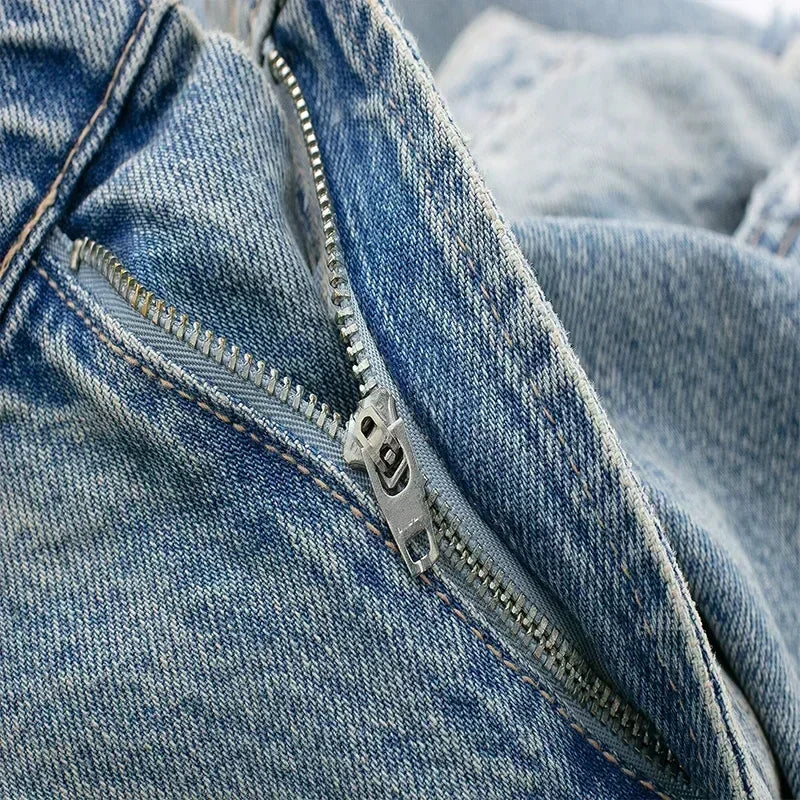 Lavital™ | Jean Patchwork Destroyed