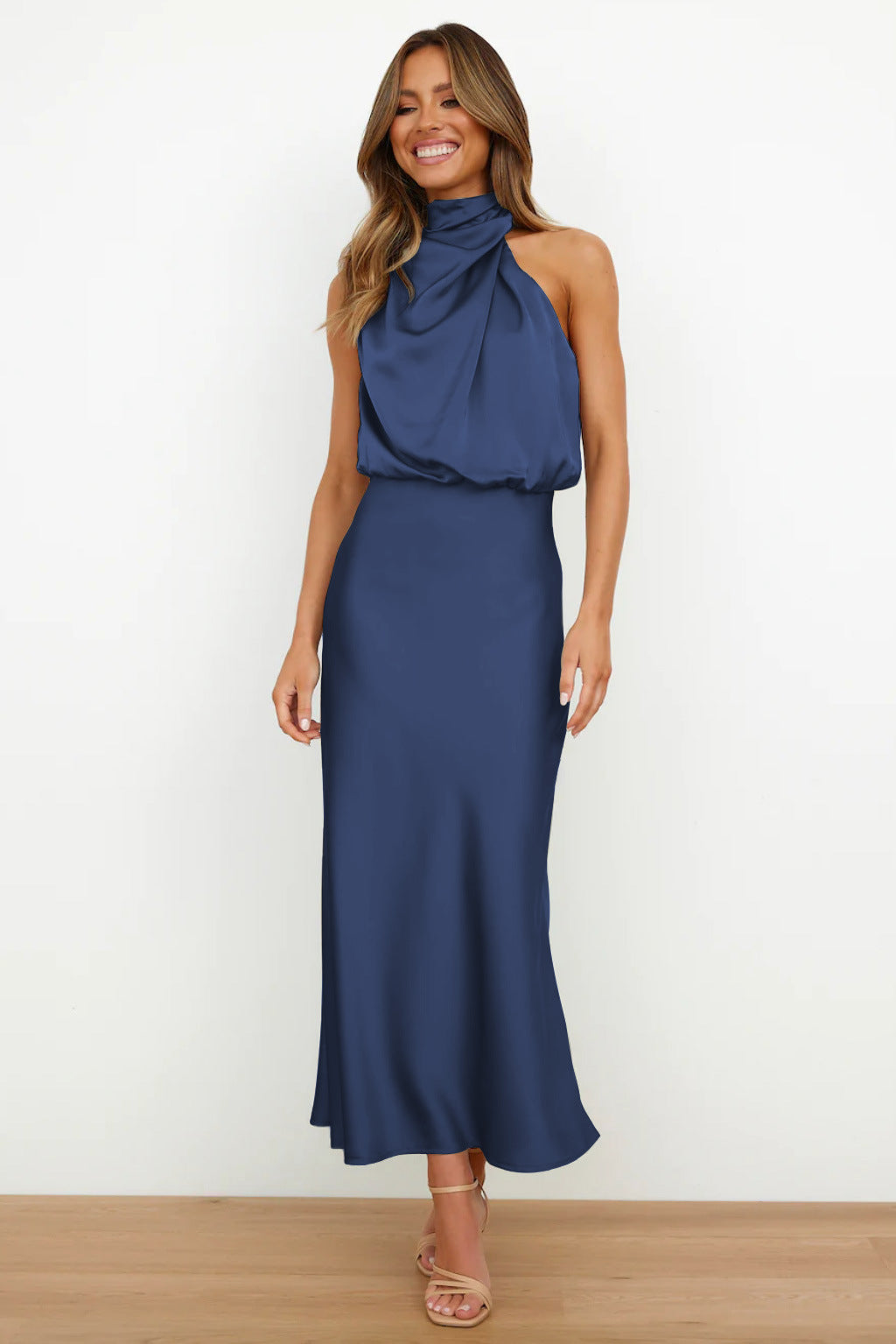 Carlina | Robe Longue en Satin
