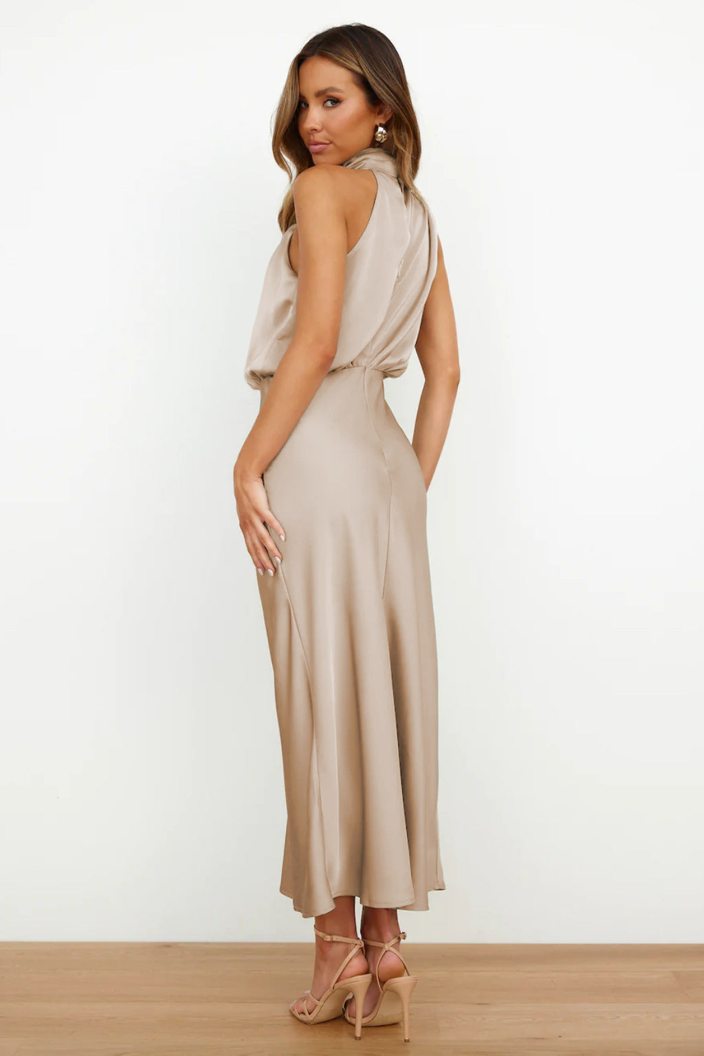 Carlina | Robe Longue en Satin