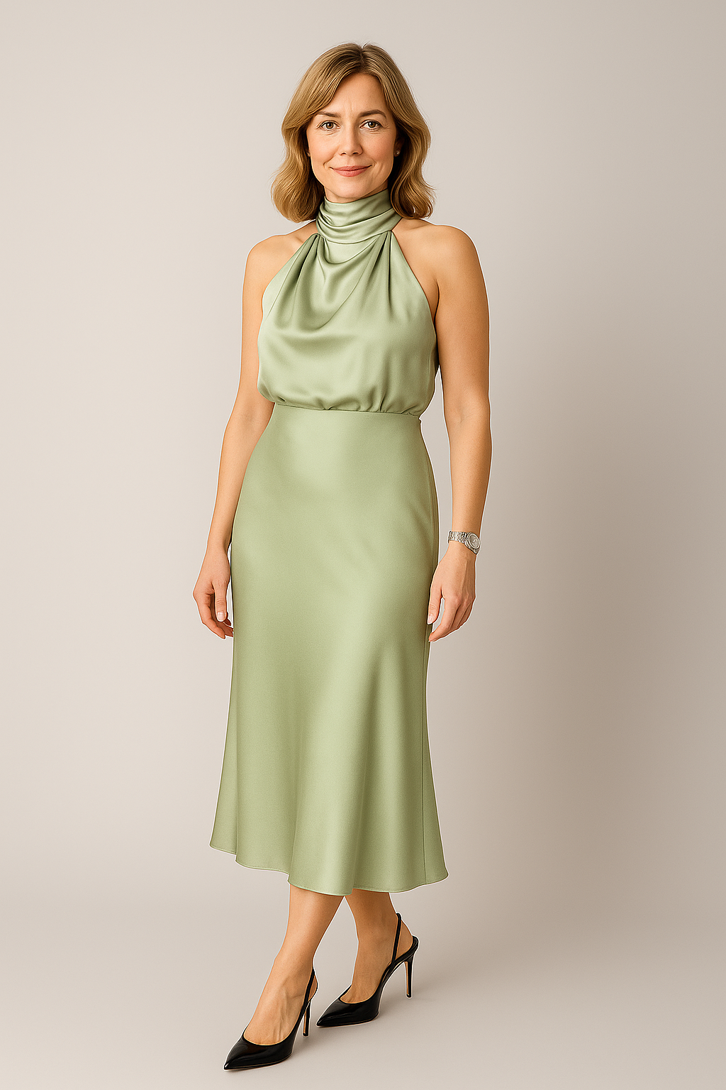 Carlina | Robe Longue en Satin