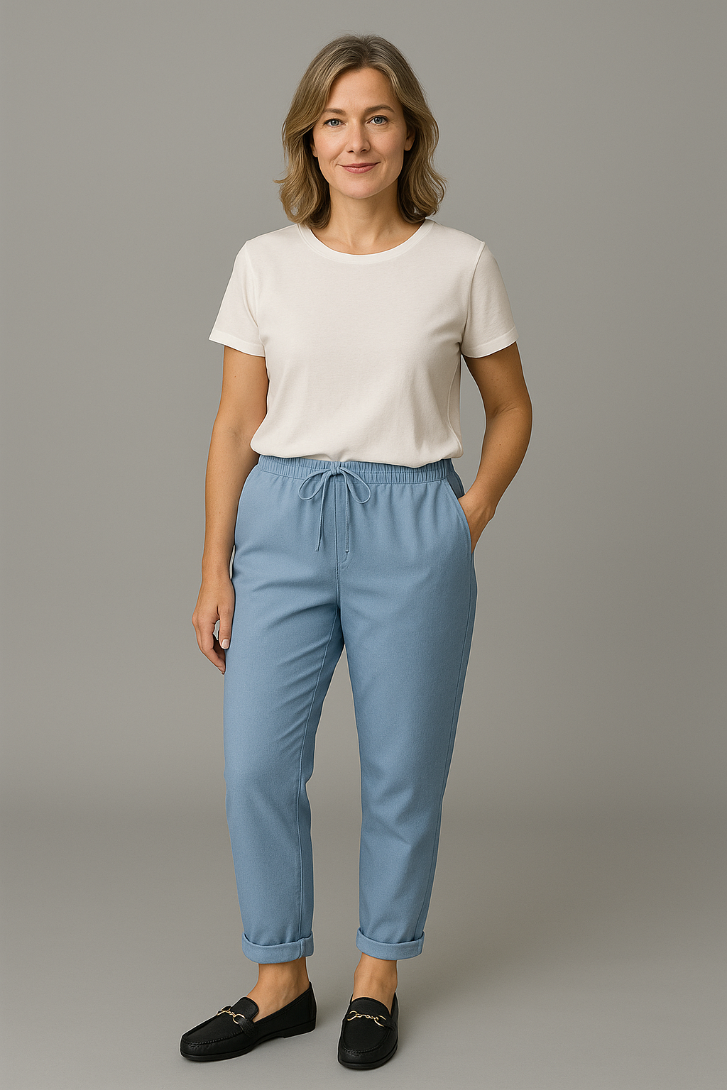 Nives | Pantalon élégant et léger
