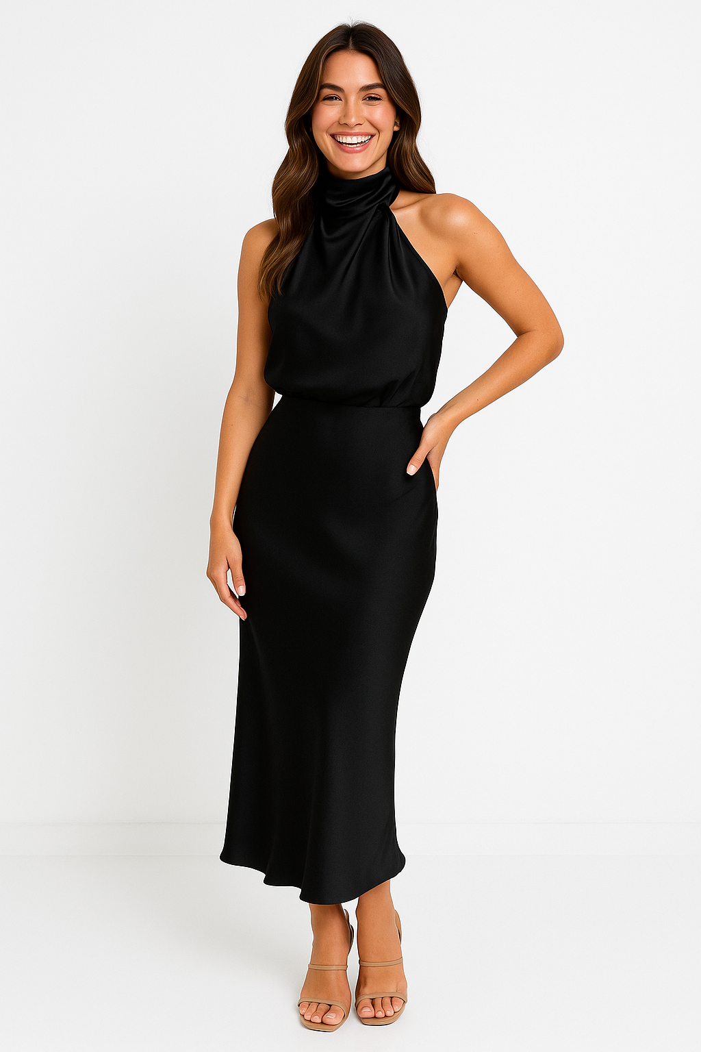 Benthe - Robe Midi Off-Shoulder