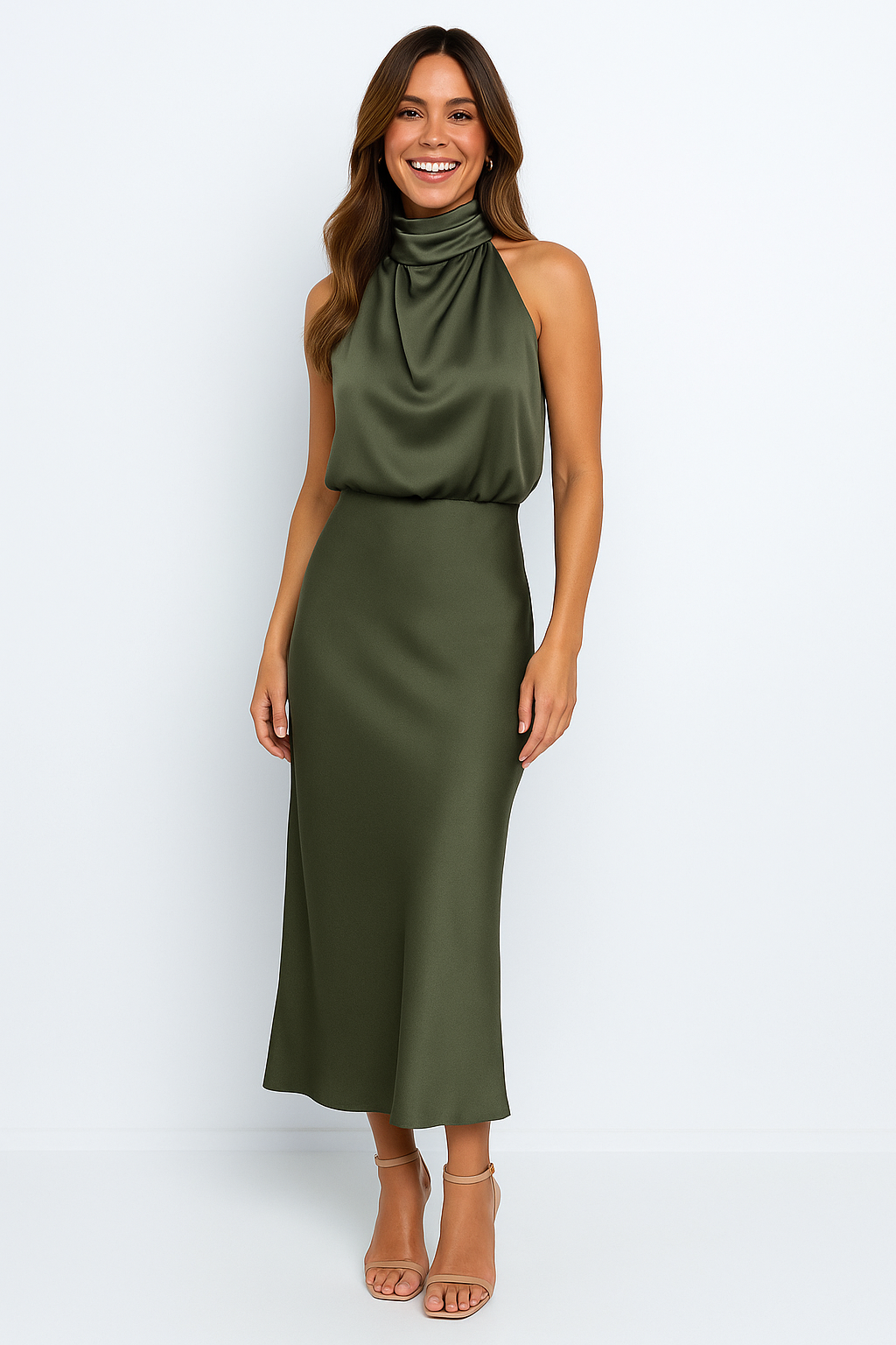 Benthe - Robe Midi Off-Shoulder
