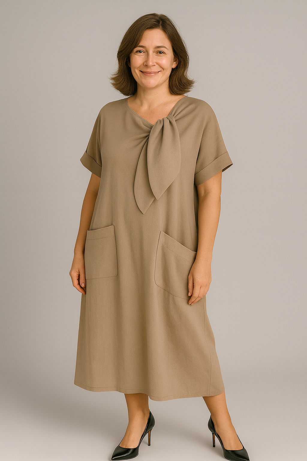 Alba | Robe Élégante à Nœud