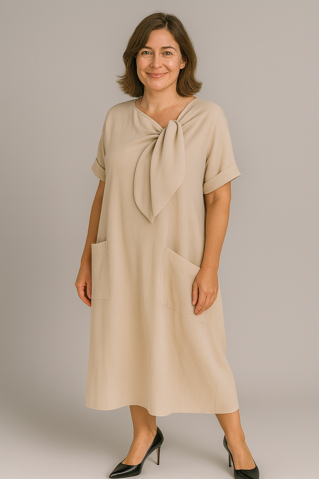 Alba | Robe Élégante à Nœud